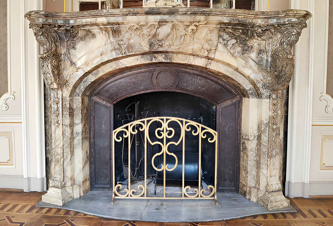 fireplace guard rail