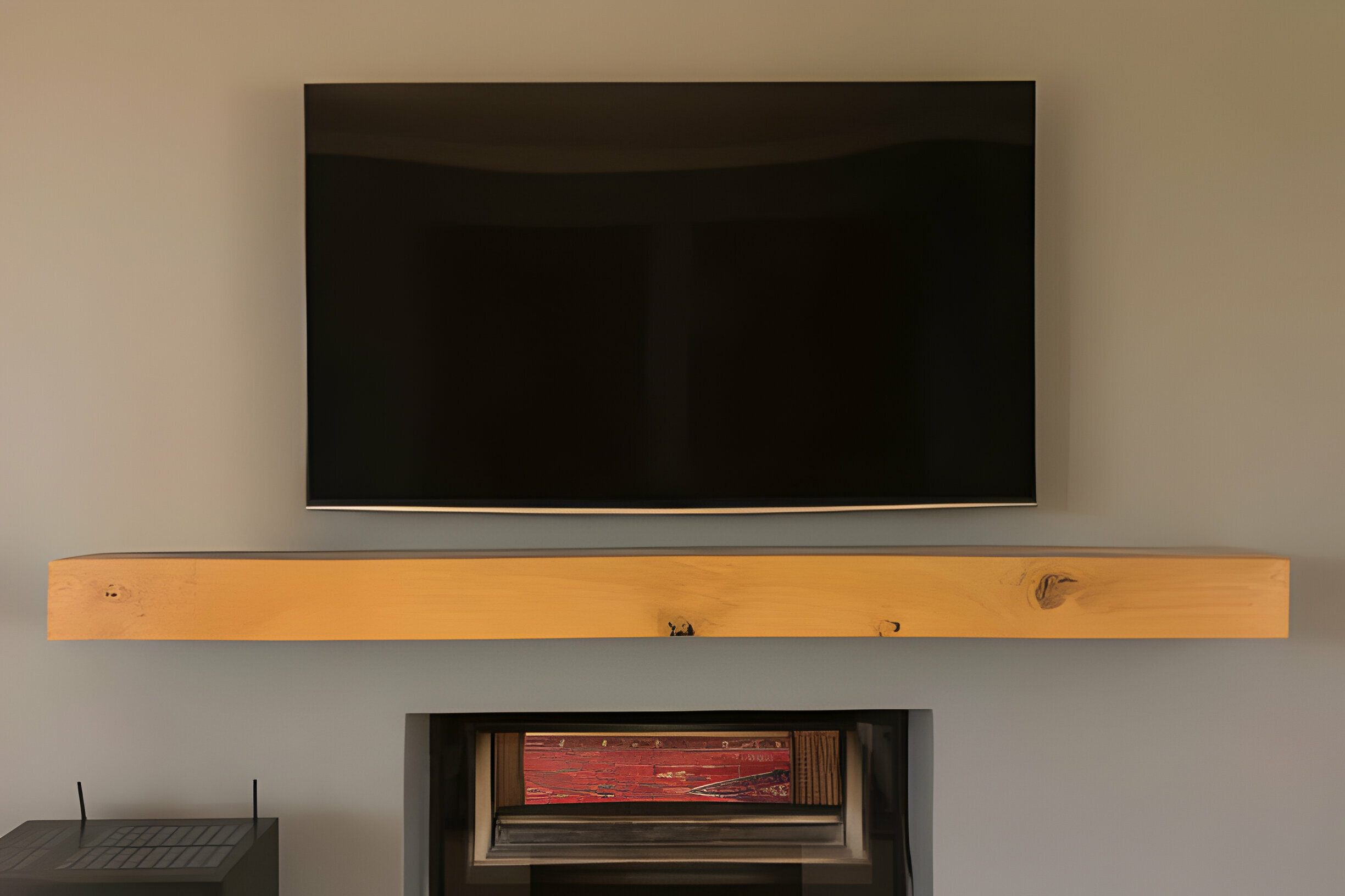 electric fireplace tv stand