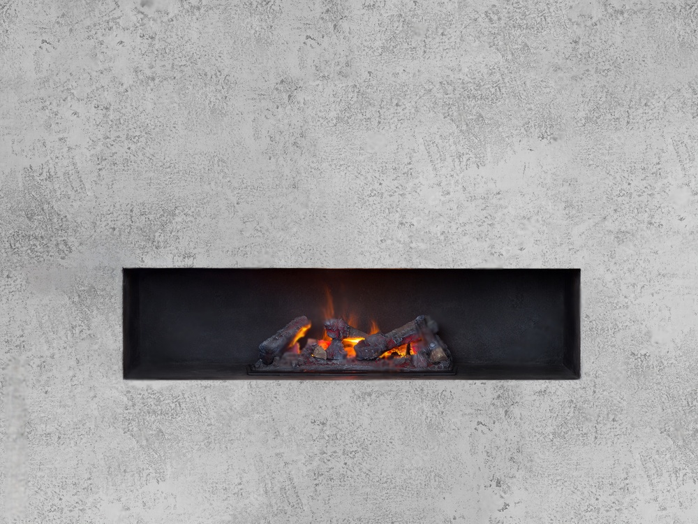 wall-mounted electric fireplace